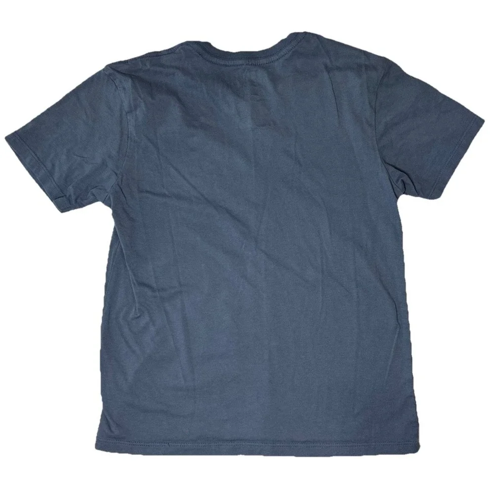 Ralph‎ Lauren Pony Short Sleeve V-Neck T-Shirt Blue Gray Toddler Size Medium